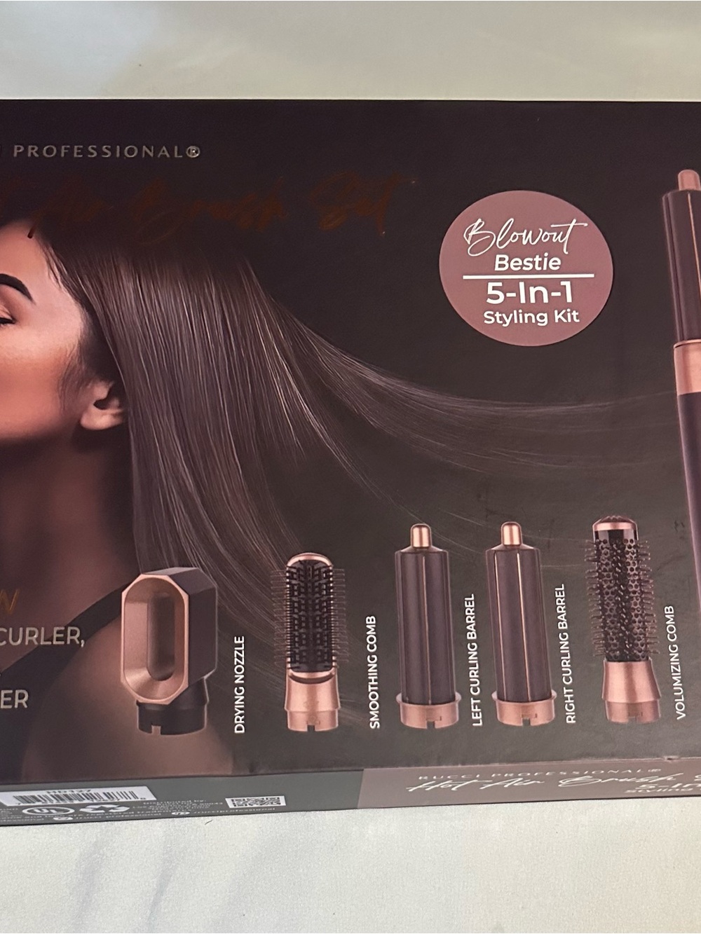 Blowout Bestie 5-In-1 Styling Kit - Rose Gold/Black